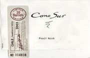 Cono Sur_pinot noir 20 barrels 2003